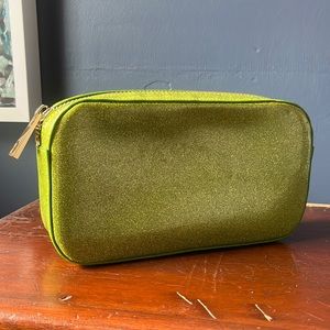Stoney Clover Lane x Ever After lime green glitter small pouch